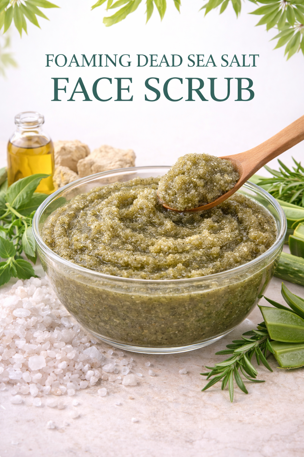 Foaming Dead Sea Salt Scrub