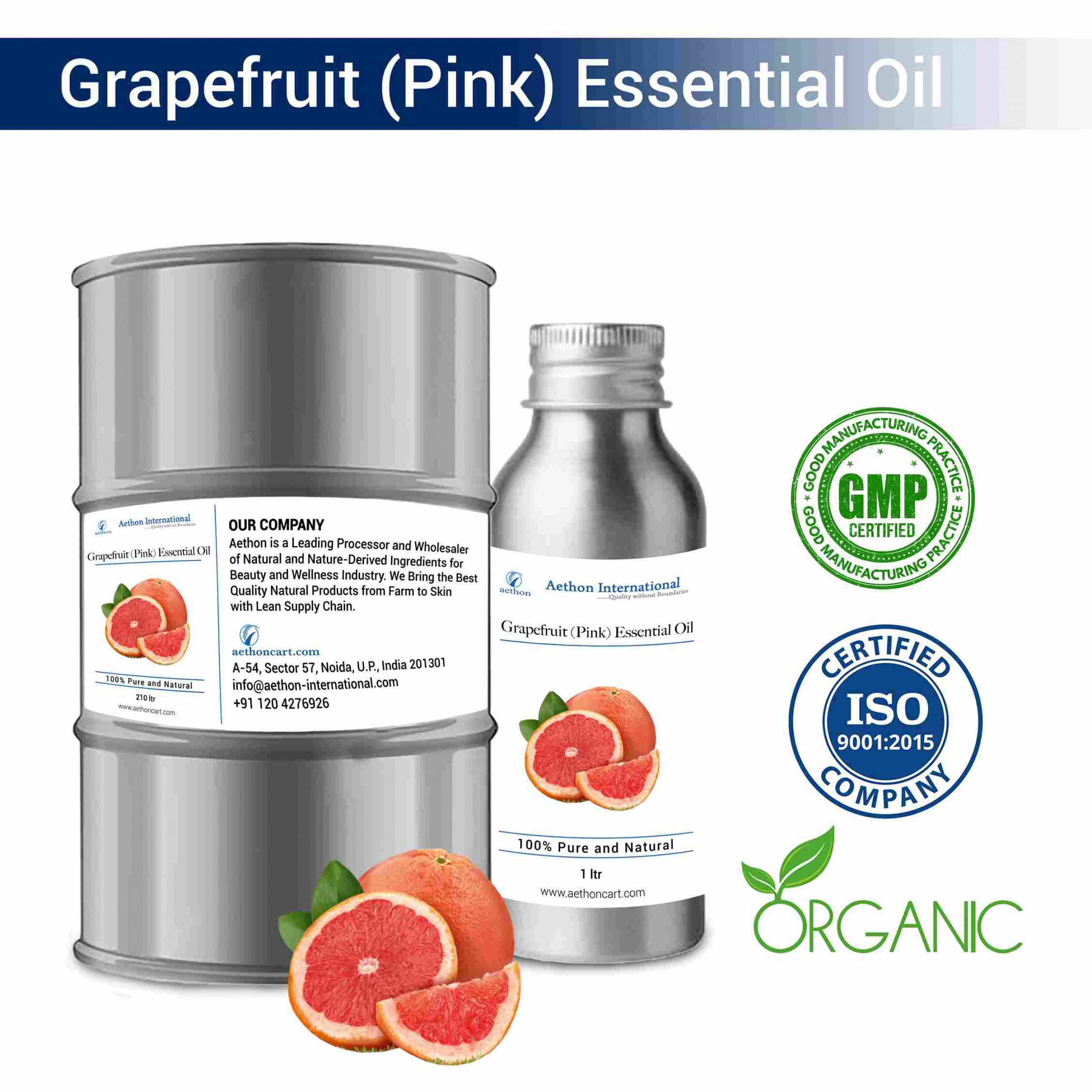 Grapefruit (Pink) Essential Oil