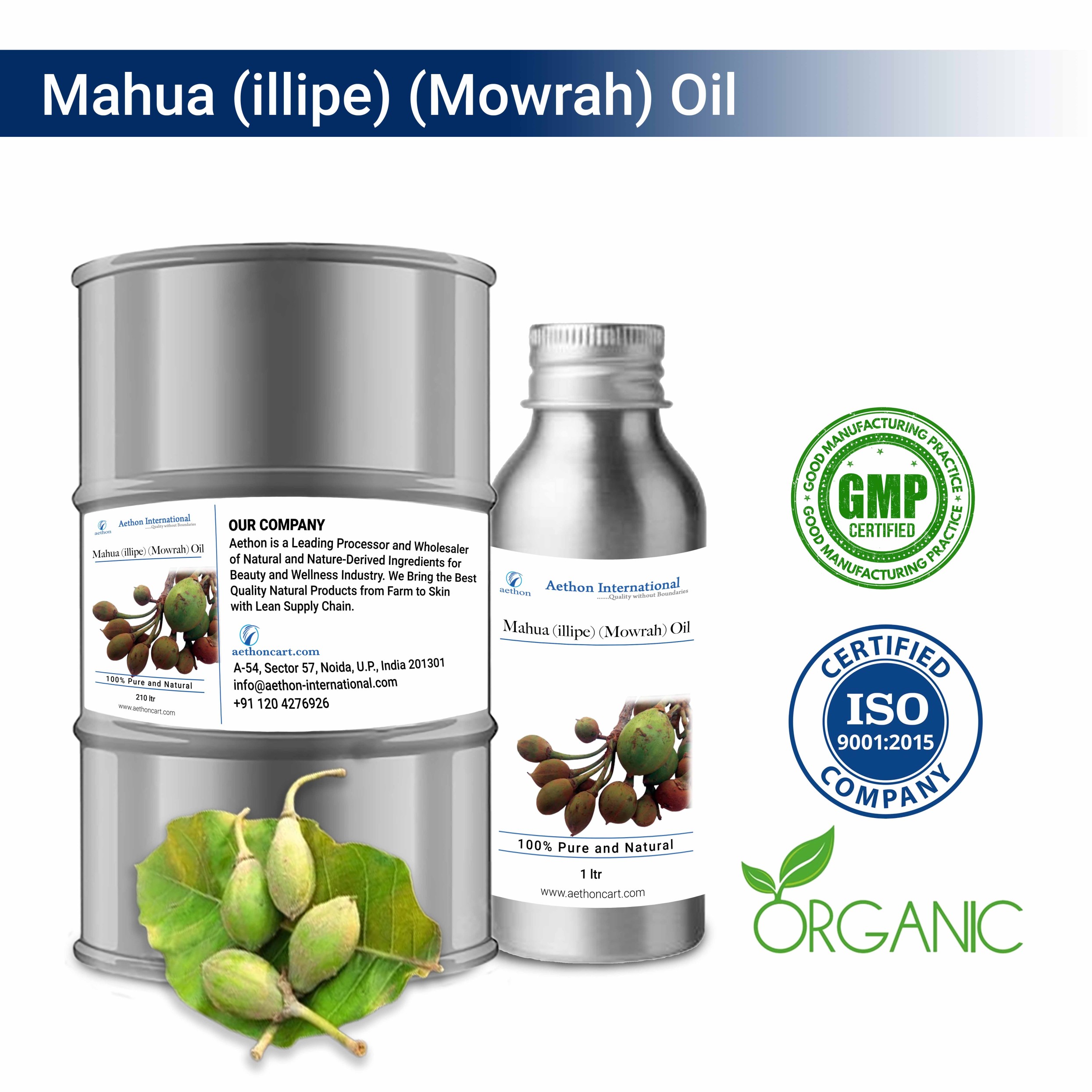 Mahua (Illipe) (Mowrah) Oil