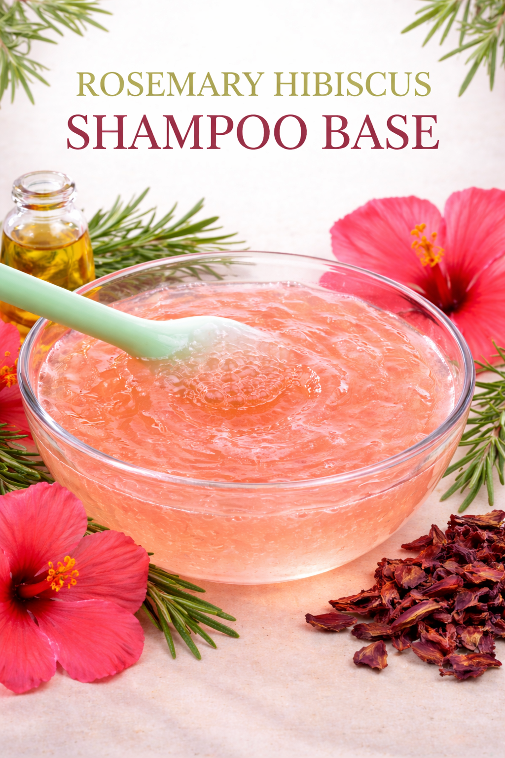 Rosemary Hibiscus Shampoo Base (PH Balanced)