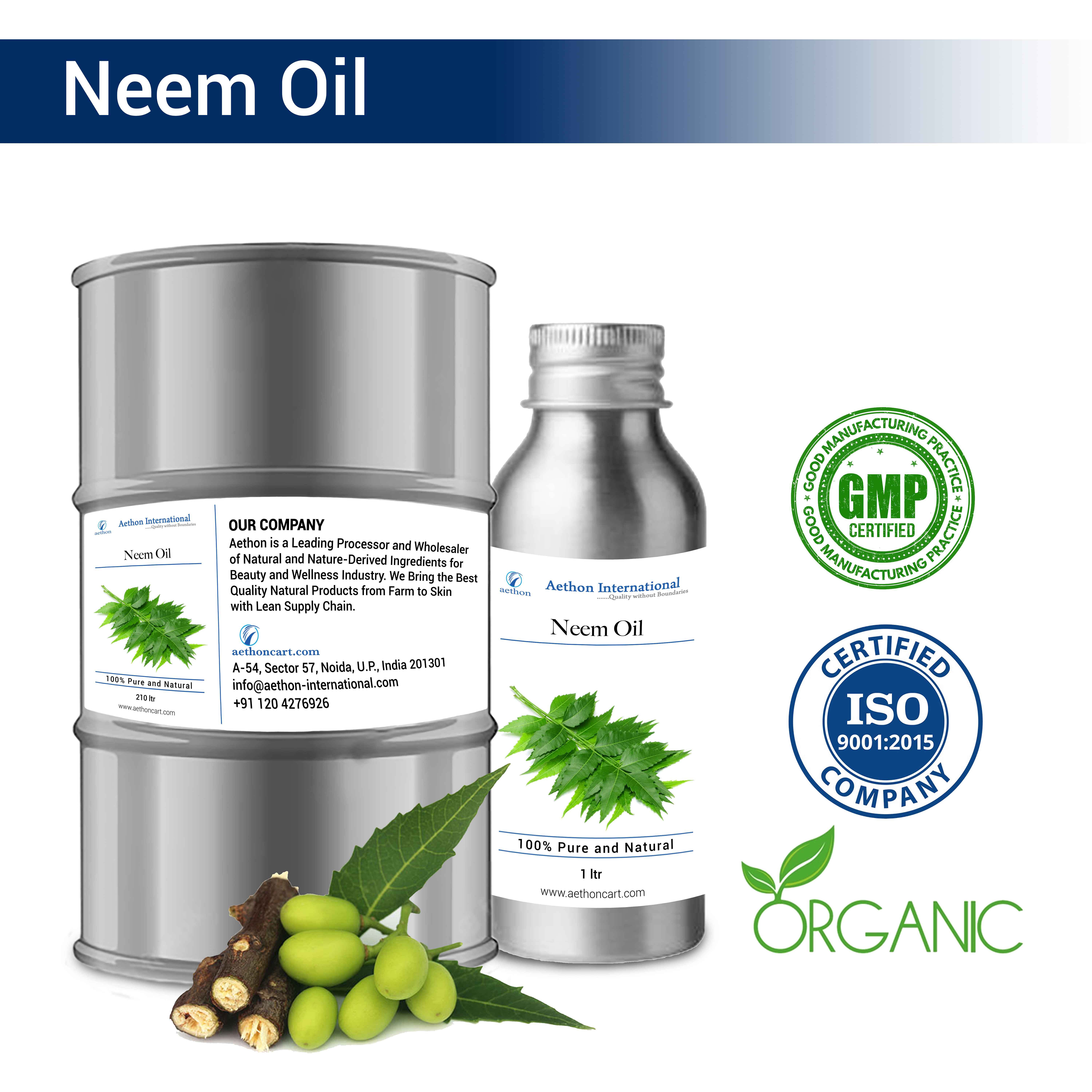 DR.ADOROBLE Pure Raw Organic Neem Oil | 1 Gallon (128 Fl Oz) | Cold Pressed Virgin