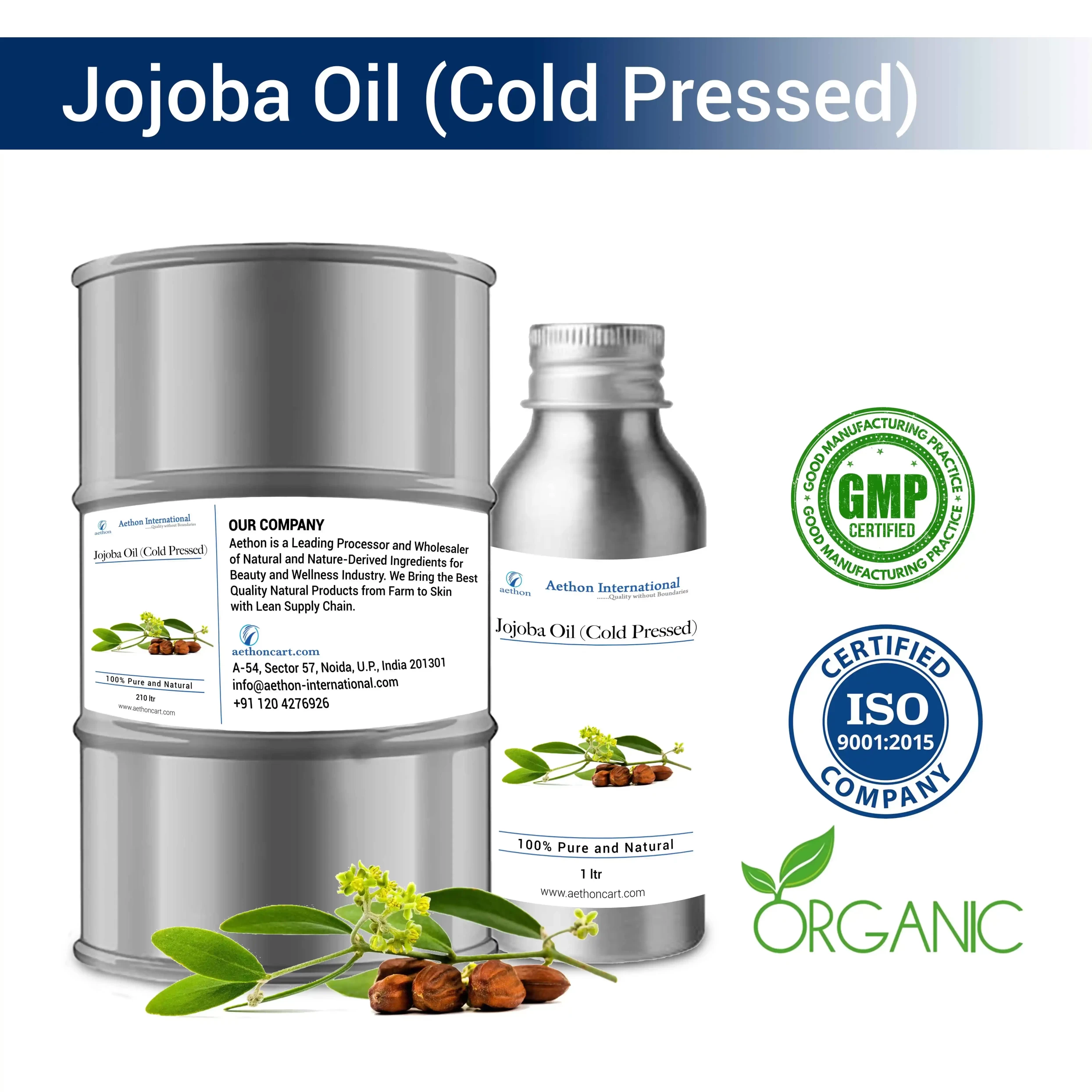 Jojoba Oil (Cold Pressed)