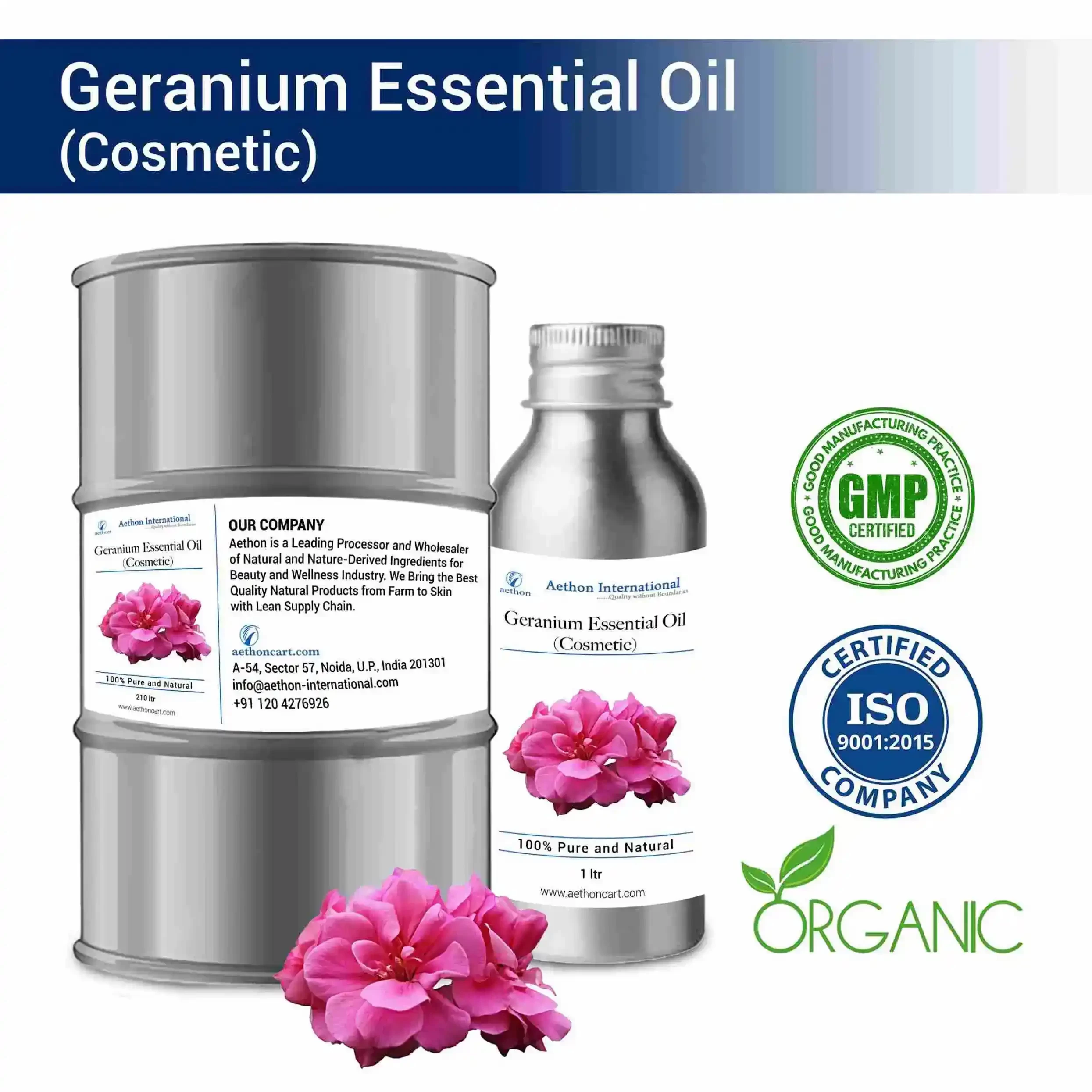 Geranium Essential Oil (Cosmetic)