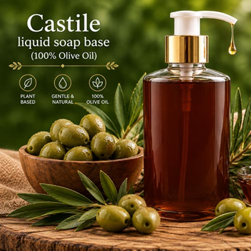 Castile Liquid Soap Base (100% Olive Oil)