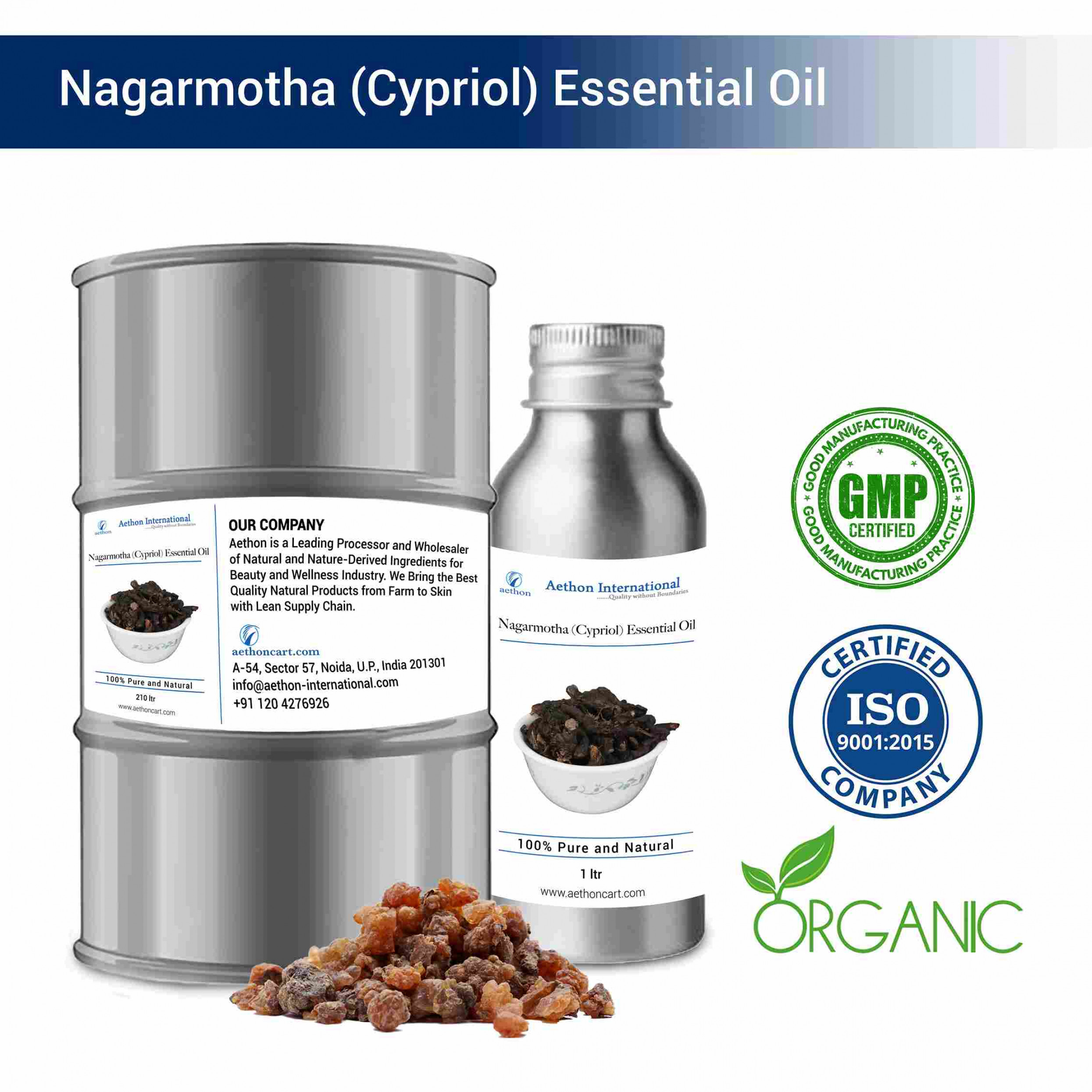 Nagarmotha (Cypriol) Essential Oil