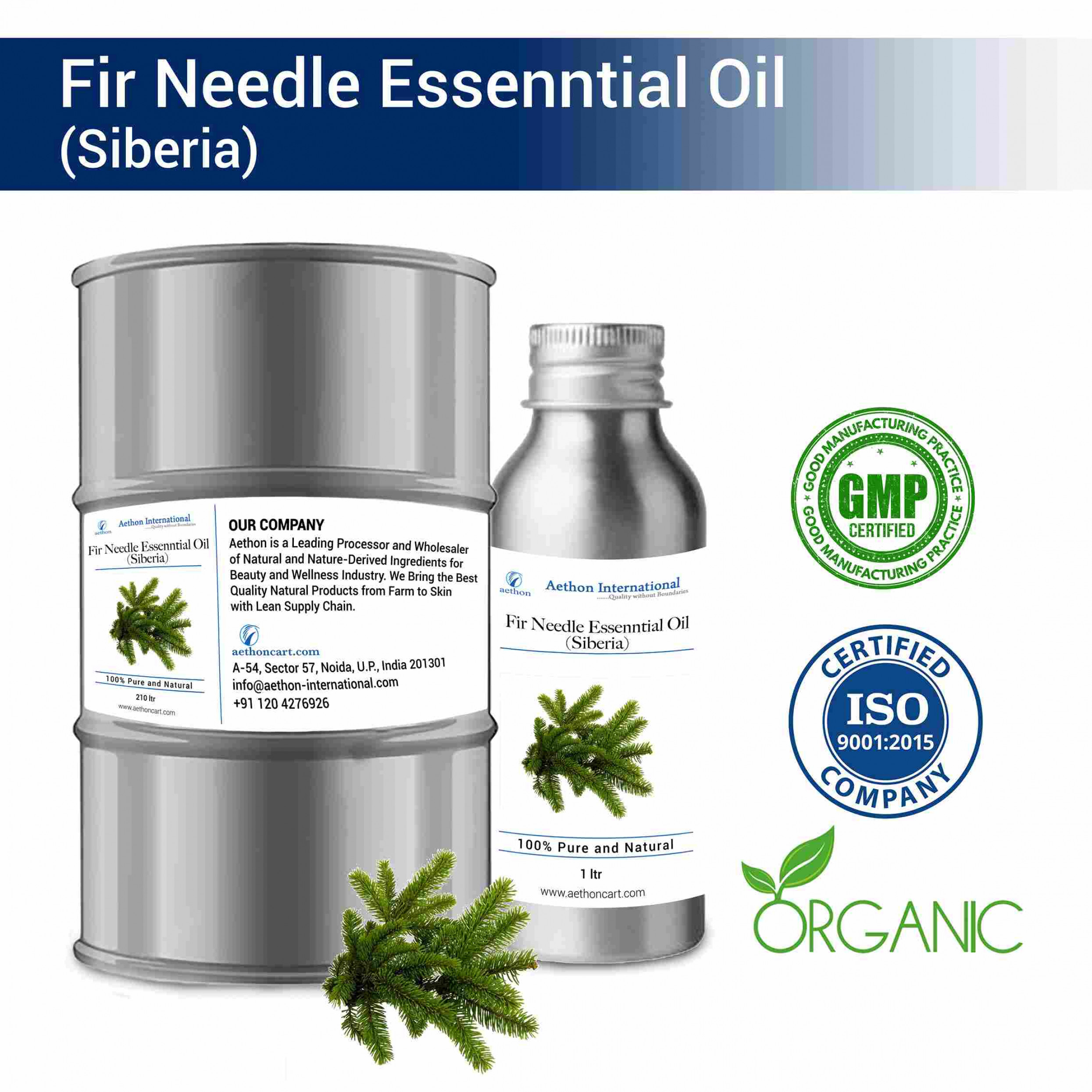 Fir Needle Essenntial Oil (Siberia)