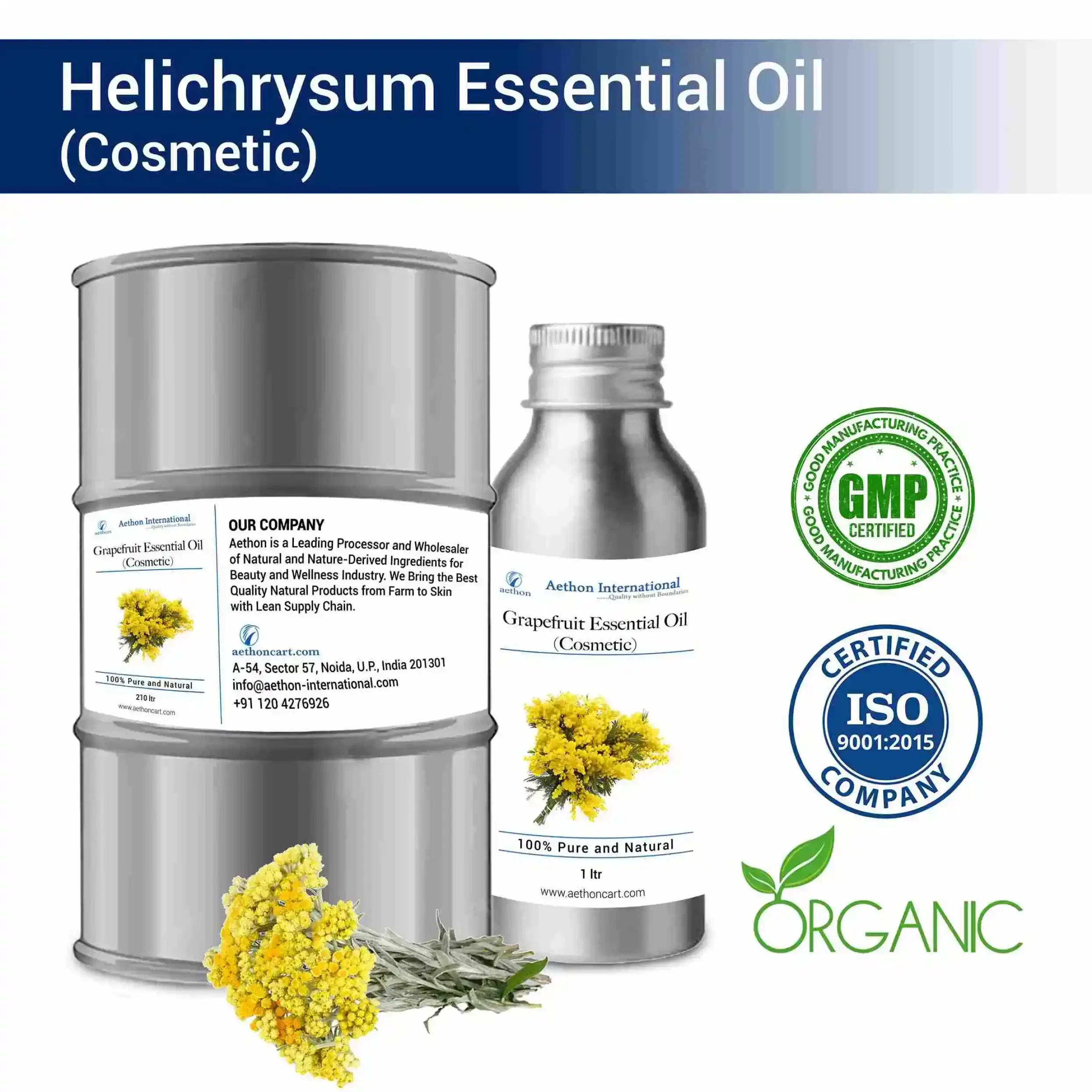Helichrysum Essential Oil (Cosmetic)