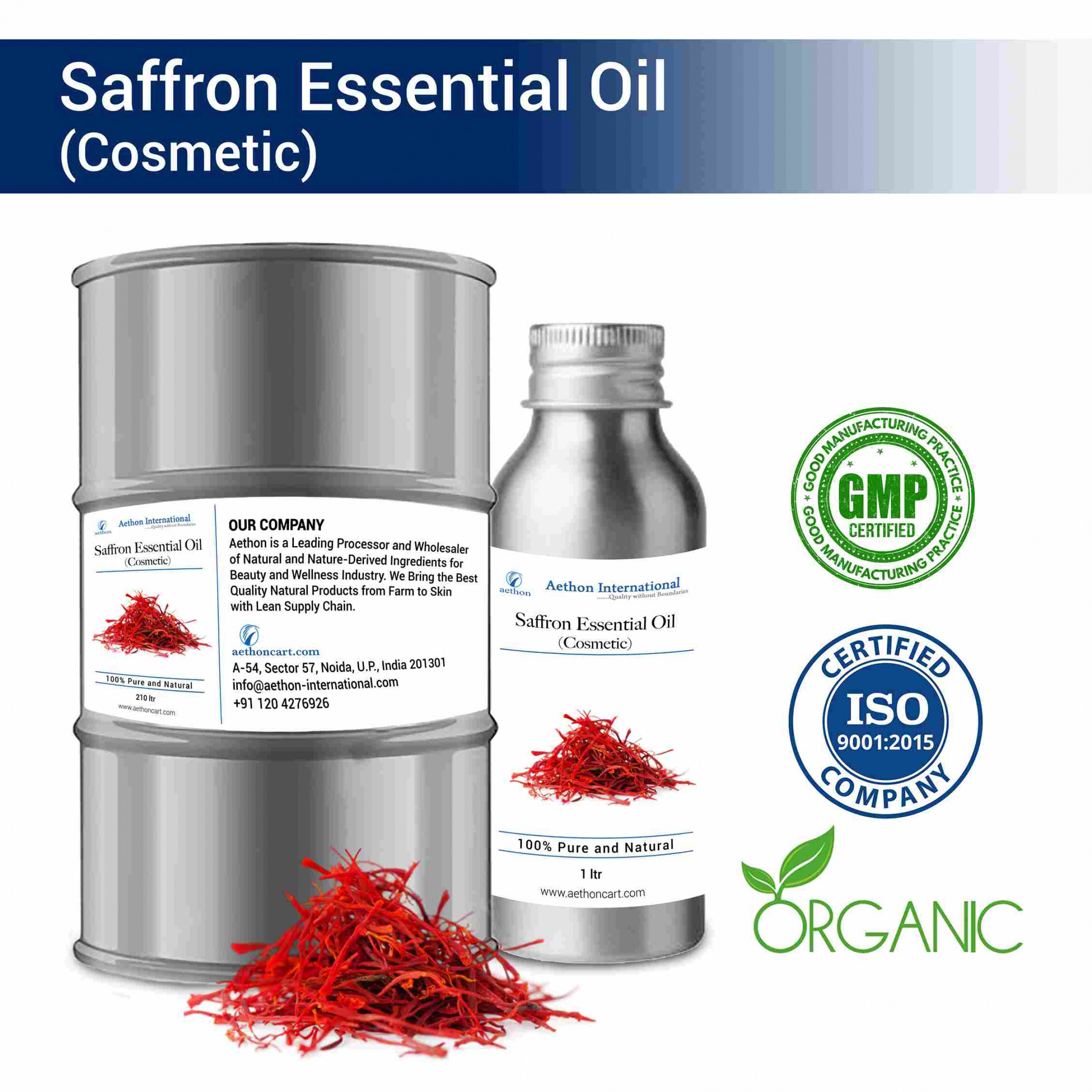Saffron Essential Oil (Cosmetic)
