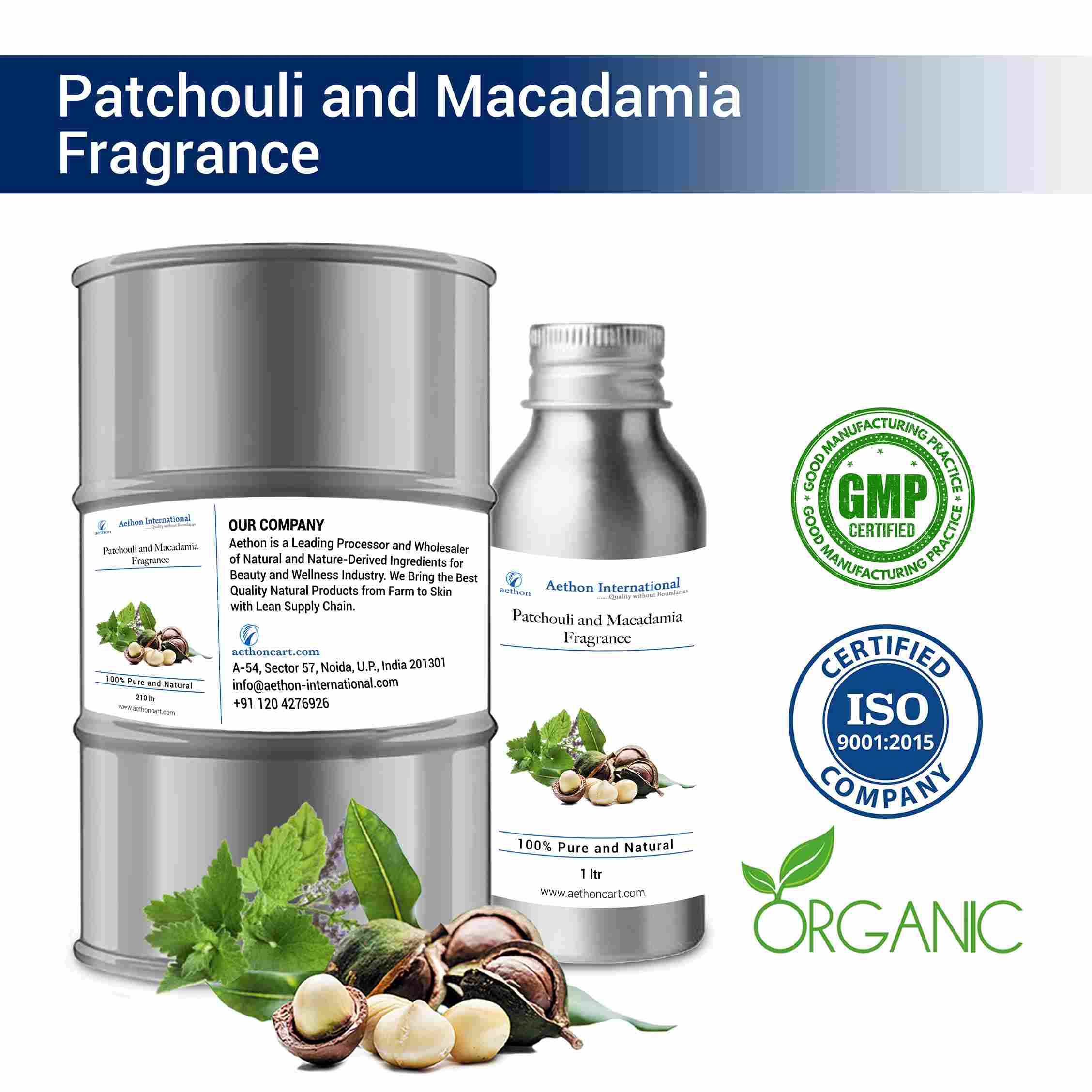 Patchouli and Macadamia Fragrance