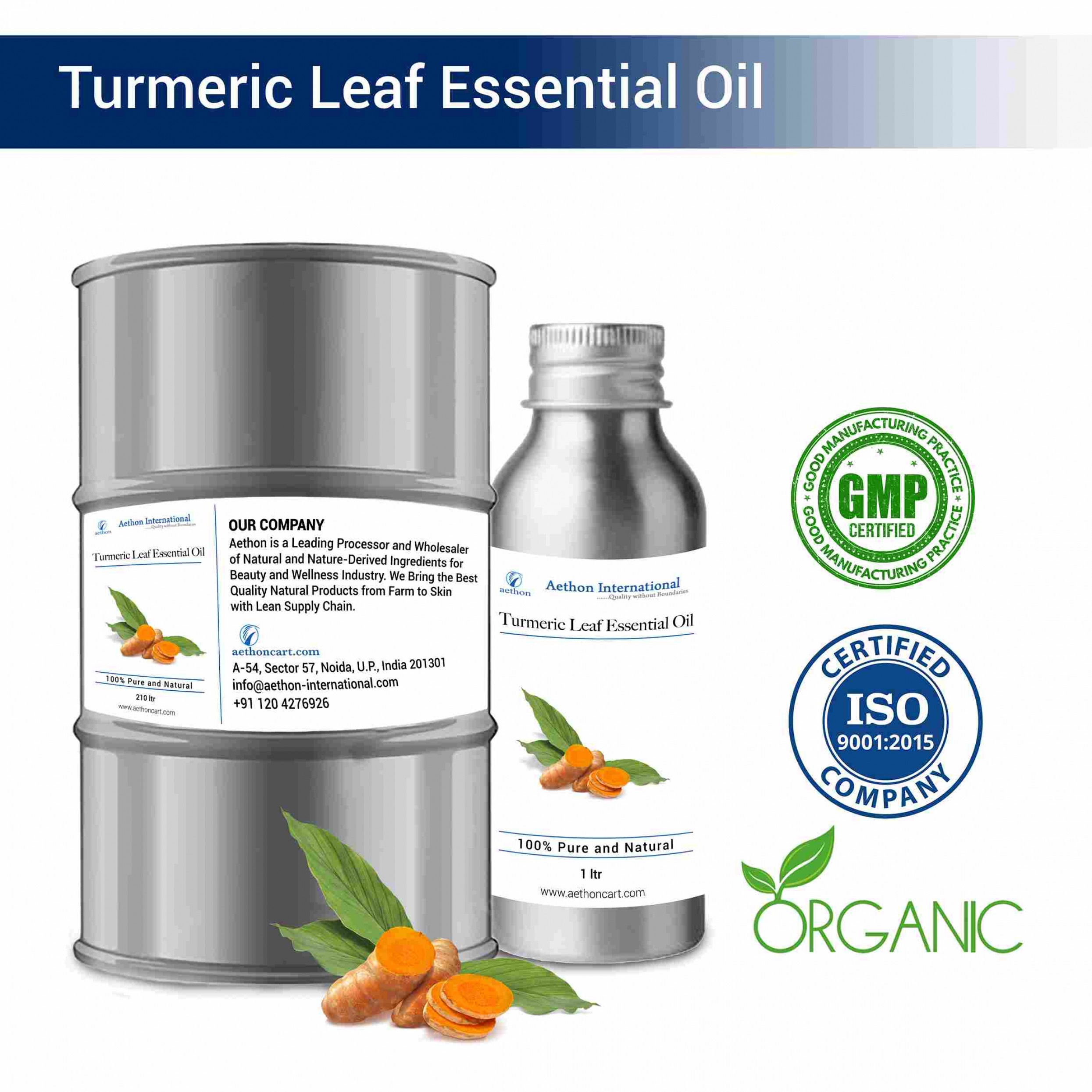 Turmeric Leaf Essential Oil