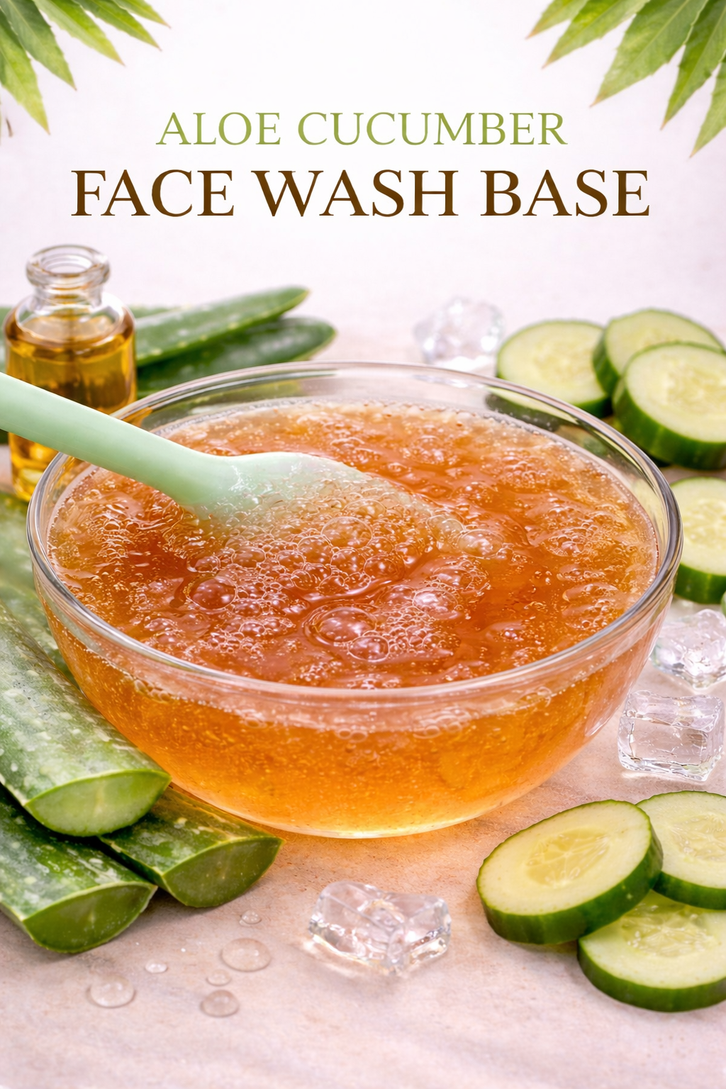 Aloe Cucumber Face Wash Base- For oily to normal skin